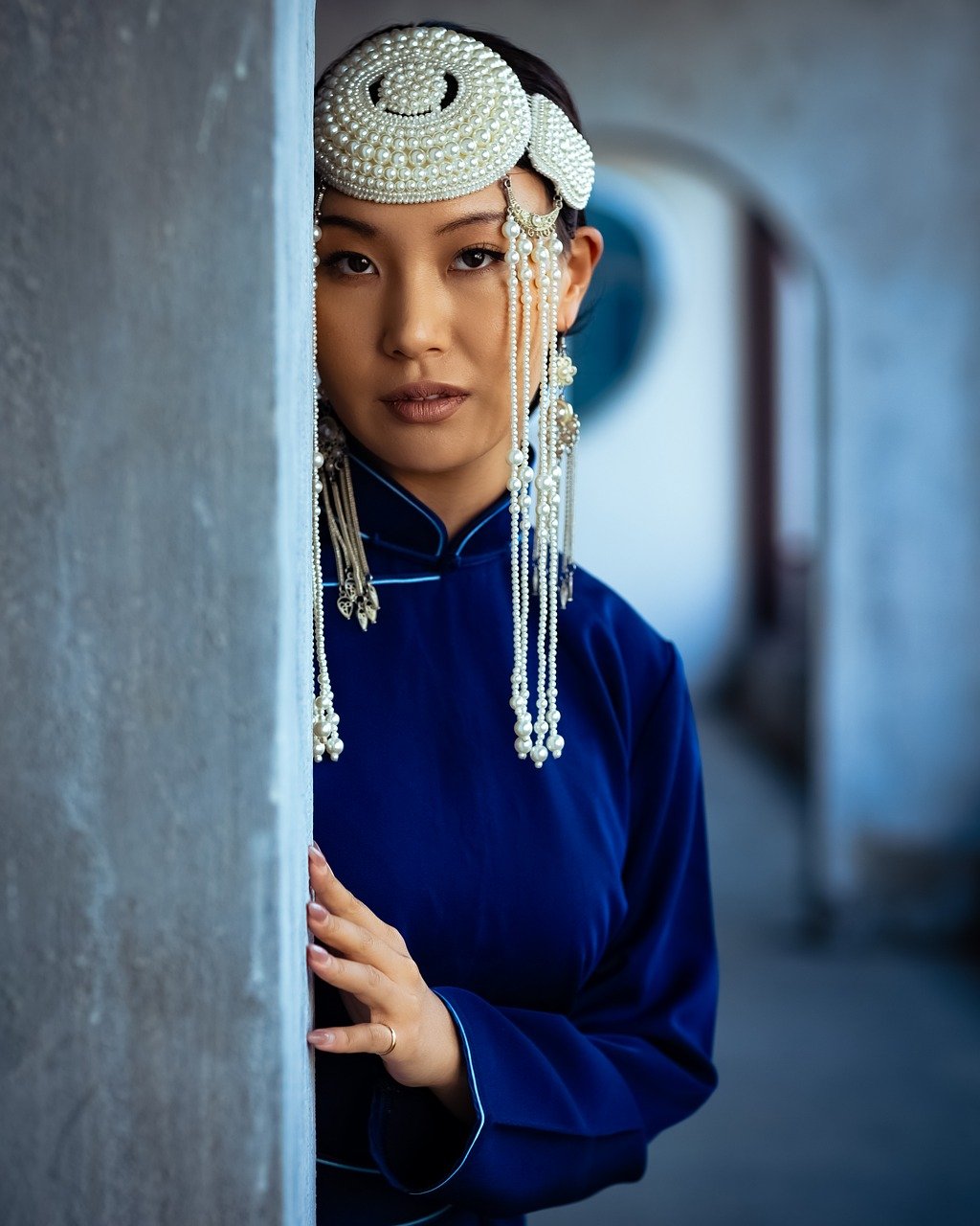 woman, model, fashion, pose, portrait, style, makeup, nature, girl, culture, lunarnewyearcontest, celebration